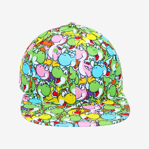 Super Mario Bros Adult Yoshi hat - Picture 2 of 5